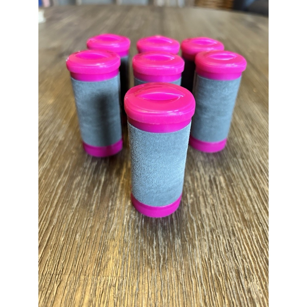 Replacement Conair Hot Clips Ceramic Infused Flocked Rollers Set Of 7 1"